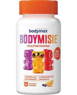 Bodymax Bodymisie, żelki, o smakach owocowych, 60 sztuk