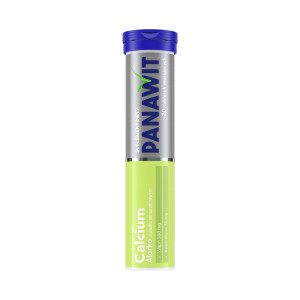 Panawit Calcium Alerko o smaku pomarańczowym, tabletki musujące, 20 sztuk