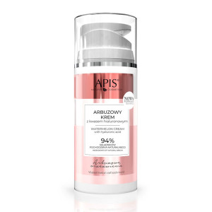 Apis Arbuzowe Orzeźwienie, Arbuzowy krem do twarzy z kwasem hialuronowym, 100 ml