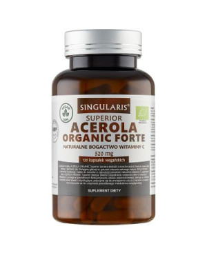 SINGULARIS SUPERIOR ACEROLA ORGANIC FORTE 520 mg - 120 kaps.