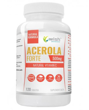 Wish Acerola Forte 500mg - 120 tabl. - cena, opinie, właściwości