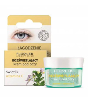 FLOS LEK Rozświetlający krem pod oczy - 15 ml