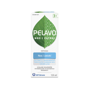 Pelavo Nos i Zatoki, syrop dla dzieci 3+ o smaku wiśniowym, 120 ml
