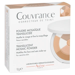 Avene Couvrance Transparentny Puder mozaikowy do skóry wrażliwej, 10 g