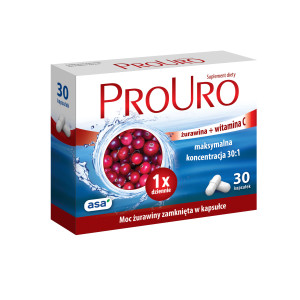 PROURO, na drogi moczowe, 30 kaps.