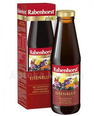 Rabenhorst Plus Bogactwo żelaza, płyn, 450 ml