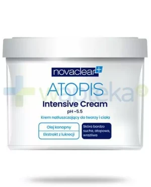 NovaClear Atopis Intensive Cream krem natłuszczający do twarzy i ciała 500 ml