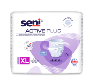Seni Active Plus elastyczne majtki chłonne rozmiar XL, 10 sztuk