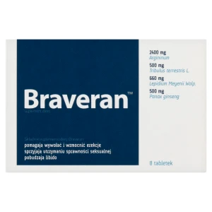 Braveran, tabletki, 8 sztuk