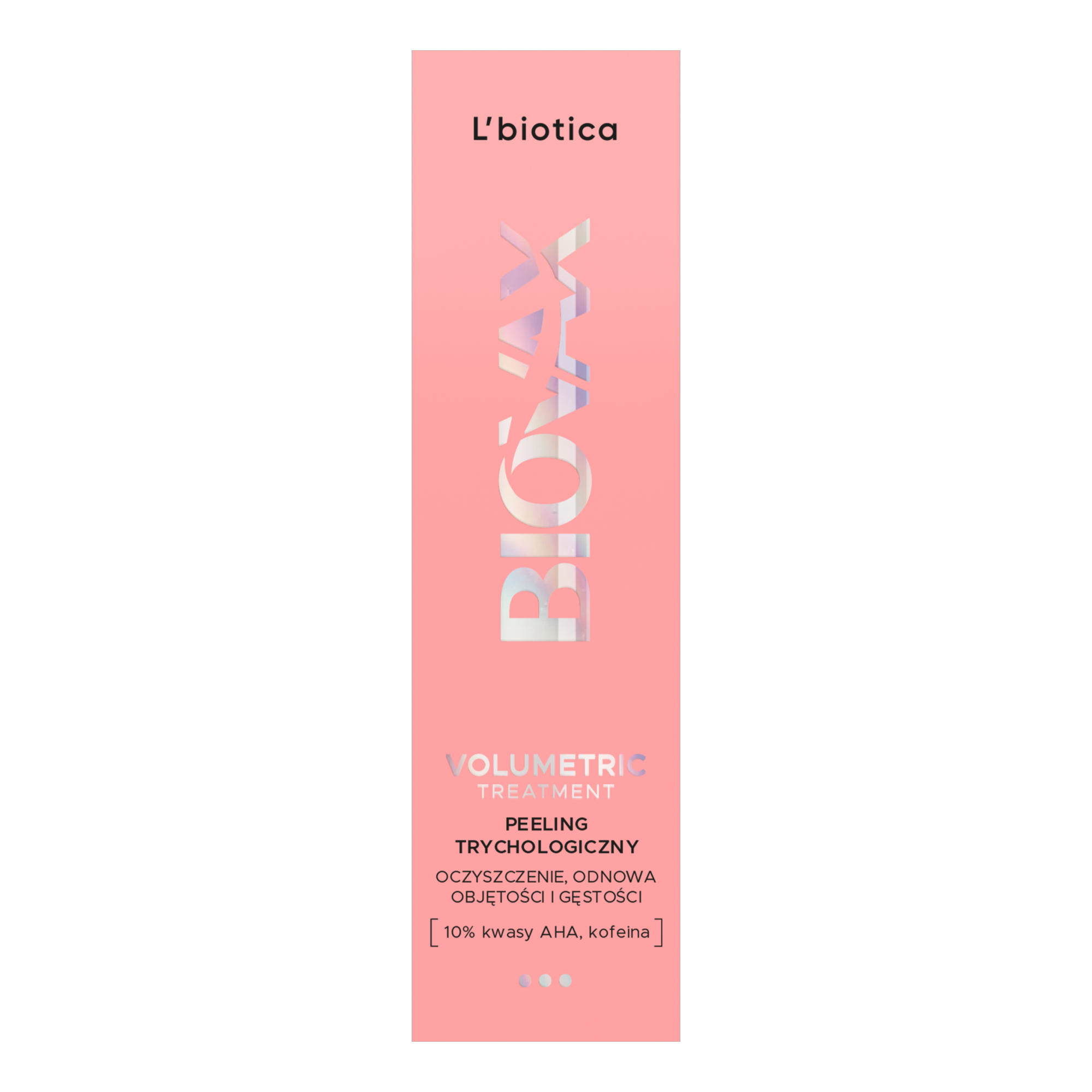 L'Biotica Biovax Glamour Volumetic Treatment peeling trychologiczny, 100 ml