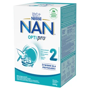 Nestle Nan Optipro 2, mleko początkowe dla niemowląt powyżej 6. miesiąca, 650 g