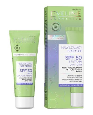 EVELINE COSMETICS Face Therapy Professional Nawilżający krem SPF 50, 30 ml