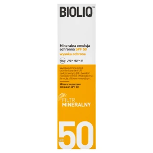 Bioliq SPF Mineralna Emulsja ochronna SPF 50, 30 ml, cena, opinie, skład