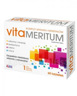 AVEC PHARMA Vitameritum, tabletki, 60 sztuk