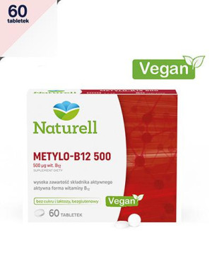 Naturell Metylo-B12 500, tabletki, 60 sztuk