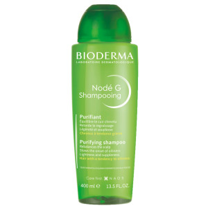 Bioderma, Node G Shampooing Purifiant, Szampon oczyszczający do włosów przetłuszczających się, 400 ml