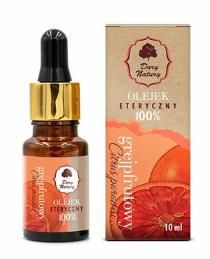 Dary Natury Olejek eteryczny grejpfrutowy 100 %, 10 ml, cena, opinie, stosowanie