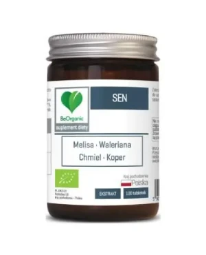 Aliness BeOrganic, Sen BIO 450 mg, tabletki, 100 sztuk