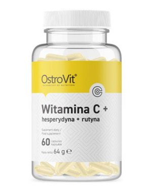 OstroVit Witamina C + Hesperydyna + Rutyna, kapsułki, 60 sztuk