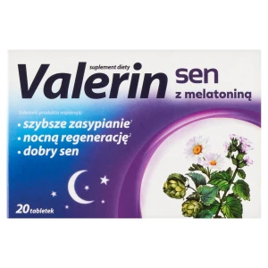 Valerin Sen z melatoniną, tabletki, 20 sztuk