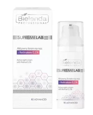 Bielenda Professional SupremeLab Re-Advanced aktywny krem na noc z retinalem 0,1% 50 ml