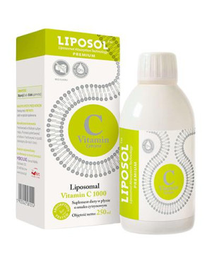 Liposol Liposomalna Witamina C smak cytrynowy, 250 ml