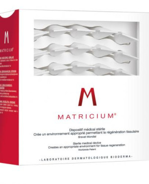 Bioderma Matricium, Regenerująca kuracja stymulująca odnowę skóry, Ampułki, 30 x 1 ml