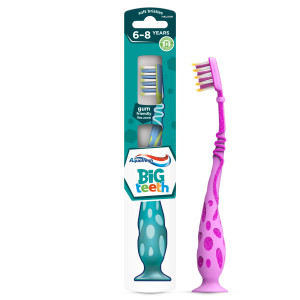 Aquafresh Big teeth 6-8 lat szczoteczka do zębów 1 sztuka