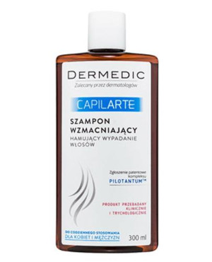 DERMEDIC CAPILARTE, szampon wzmacniający hamujący wypadanie włosów, 300 ml