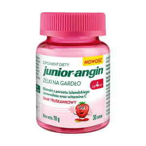 Junior-angin, żelki na gardło, 30 sztuk