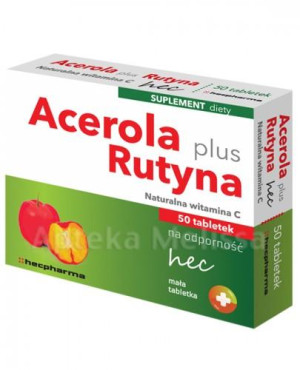 ACEROLA PLUS RUTYNA hec - 50 tabl.