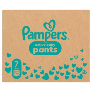 Pampers Pants Pieluchomajtki, rozmiar 7, 15 kg+, 114 sztuk