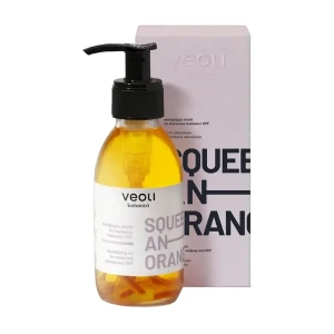 Veoli Botanica Squeeze An Orange Emulgujący olejek do zmywania makijażu i SPF, 132,7 g