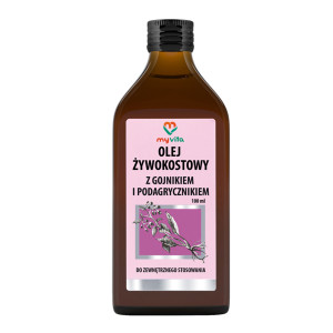MyVita Olej żywokostowy z gojnikiem i podagrycznikiem, 100 ml, cena, opinie, skład