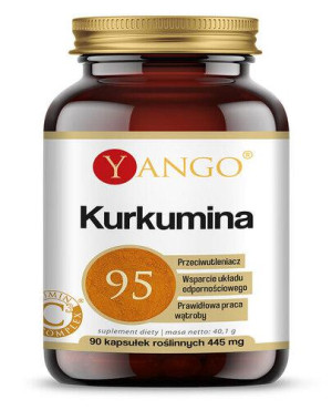 Yango, Kurkumina 95, kapsułki, 90 sztuk