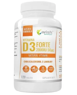 Wish Witamina D3 Forte 2000 IU 120 tabletek