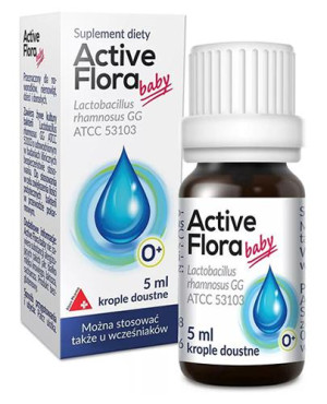 Active Flora Baby+, krople, 5 ml