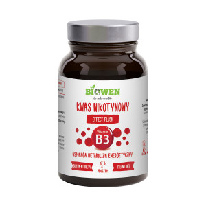 Biowen, Kwas Nikotynowy Witamina B3, 120 g