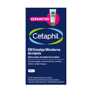 Cetaphil EM Emulsja Micelarna do mycia, 236 ml + mini produkt