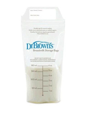 Dr Brown's, Woreczki do przechowywania pokarmu, 25 sztuk