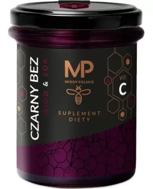 Miody Polskie Miód & Sok Czarny Bez Vit C 250 g