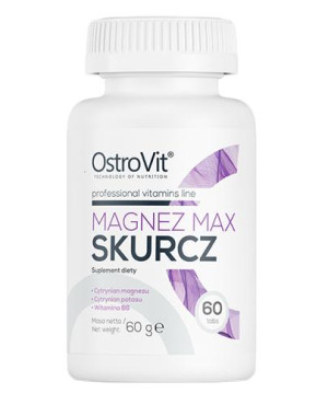 OstroVit Magnez Max Skurcz - 60 tabl. - cena, opinie, wskazania
