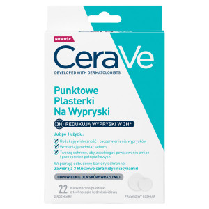 Cerave, punktowe plasterki na wypryski, 22 szt