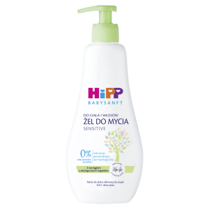 HIPP BABYSANFT Żel do mycia ciała i włosów, 400 ml