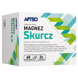 Apteo Magnez Skurcz, kapsułki, 60 sztuk