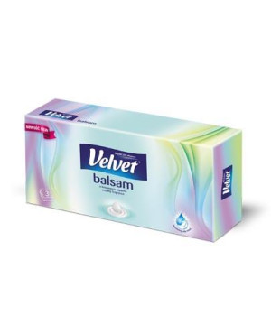 Velvet Balsam, Chusteczki uniwersalne o kremowym zapachu, 70 sztuk