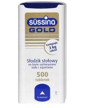 Sussina Gold Słodzik, tabletki, 500 sztuk