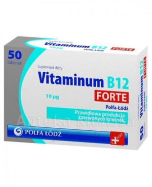 VITAMINUM B12 FORTE, tabletki, 50 sztuk