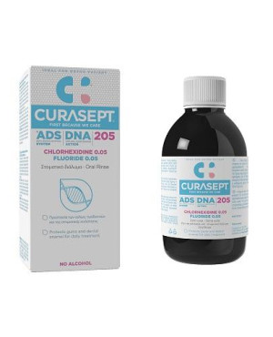 Curasept ADS DNA 205 0,05 Chlorhexidine 0,05 Fluoride, Płyn do płukania ust, 200 ml
