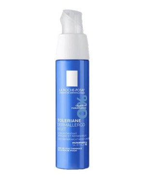 La Roche-Posay Toleriane Dermallergo, Regenerujący krem na noc dla skóry wrażliwej, 40 ml